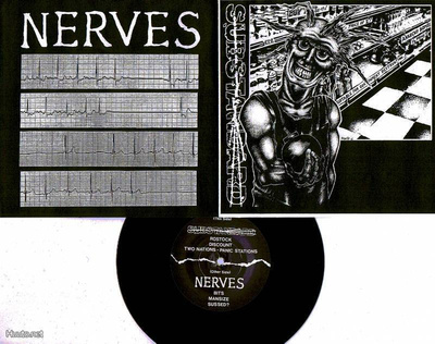 SUBSTANDARD / NERVES anarchy bombs EP -1994- .....uk hc