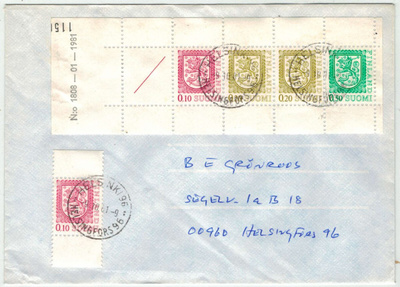 1978 AV 9 vihkolehti 1808-01-1981 tl ym kirjeellä
