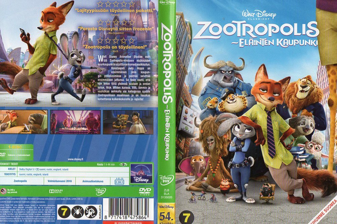 Zootropolis - Eläinten Kaupunki	(16 649)	k	-FI-	DVD	suomik.