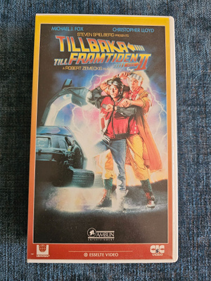 BACK to the FUTURE II ( 1989 ) VHS ESSELTE VIDEO.