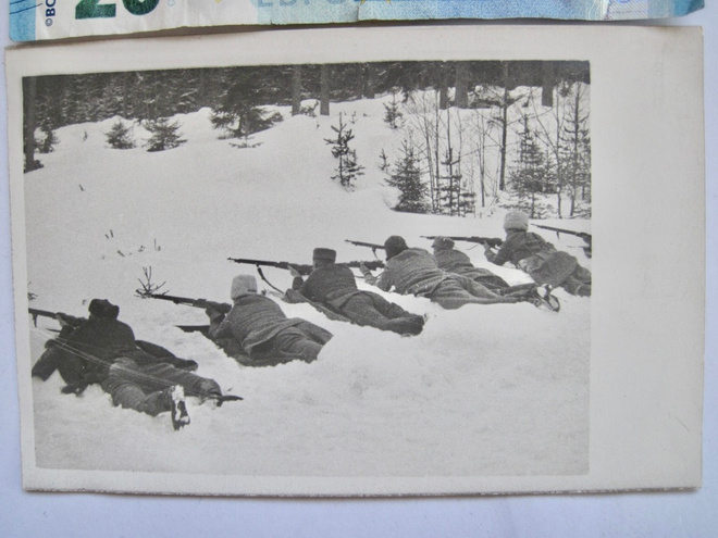 VANHA Valokuva Suojeluskunta Kuopio 1921 Postikorttikoko