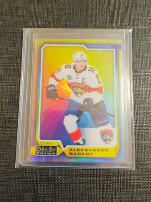 Aleksander Barkov - 18-19 Opc Platinum Rainbow Color Wheel