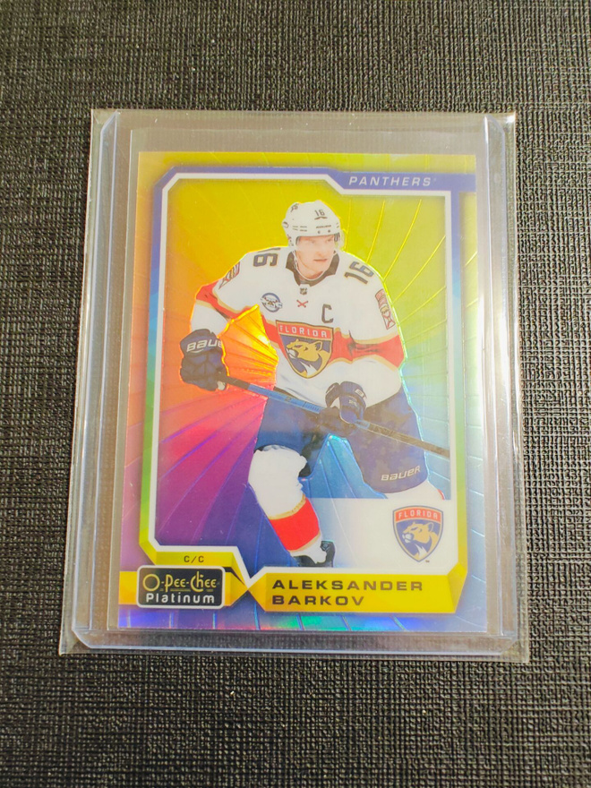 Aleksander Barkov - 18-19 Opc Platinum Rainbow Color Wheel