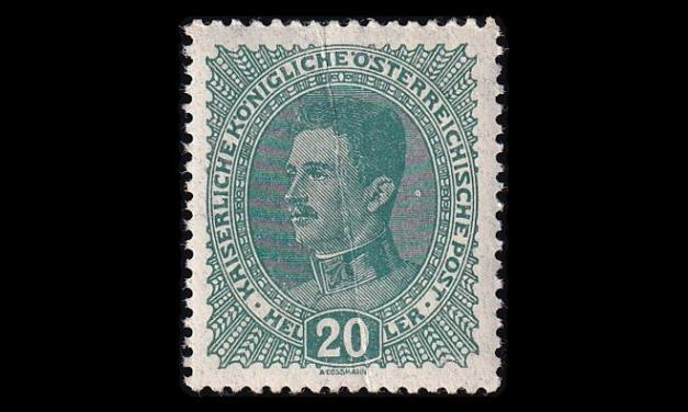 Itävalta 222x ** Karl I 20 H (1917)