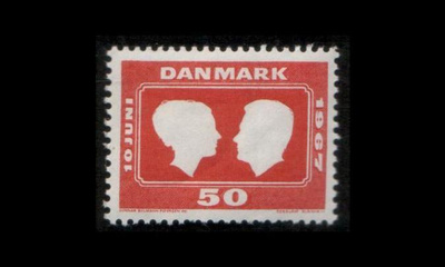 Tanska 455 ** Prinsessa Margrethin häät (1967)