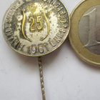 VANHA Merkki Finlands Manssångar Förbund 25-v 1961 - pikkukuva 1