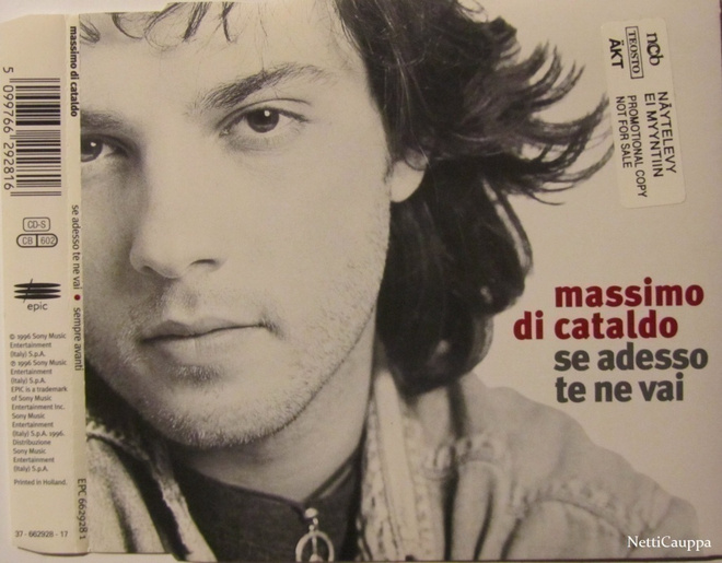 Massimo Di Cataldo • Se Adesso Te Ne Vai CD-Single