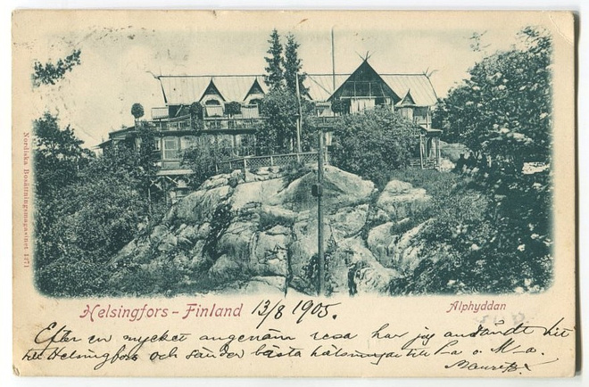 Helsinki Alphyddan, kulkenut 1905
