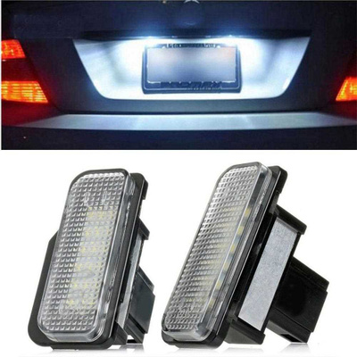 Mercedes-Benz LED rekisterikilven valot — kirkkaan valkoin
