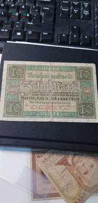 10 mk saksa 1920 kl 4