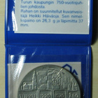 1979 Suomi 25 Markkaa hopea juhlaraha Turku 750v - pikkukuva 2