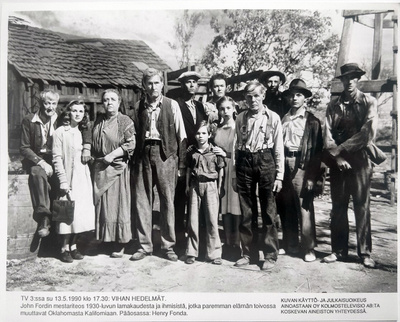 Pressikuva: Vihan hedelmät (John Ford, Henry Fonda)