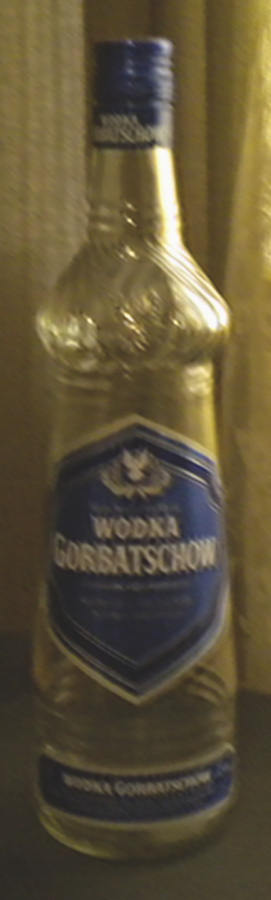 Gorbatschow vodka pullo
