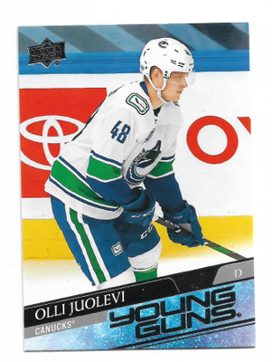 2020-21 Upper Deck Young Guns RC #222 Olli Juolevi