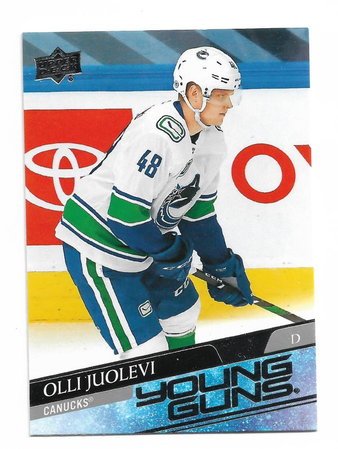 2020-21 Upper Deck Young Guns RC #222 Olli Juolevi
