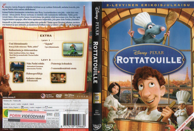 rottatouille (8 930) k -FI- DVD suomik. (2) 2007 2 dvd, eri