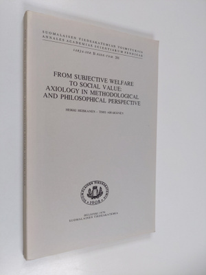 Timo Airaksinen ym. : From subjective welfare to social v...