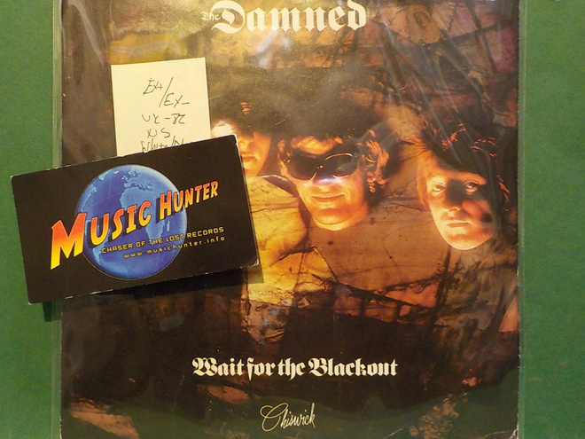 THE DAMNED - WAIT FOR THE BLACKOUT - UK 1982 EX+/EX- 7"