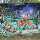 Gobeliini  peurat/180 cm x 120 cm +hapsut,,upea - pikkukuva 1