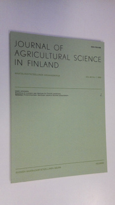 Journal of agricultural science in Finland n:o 1/1988