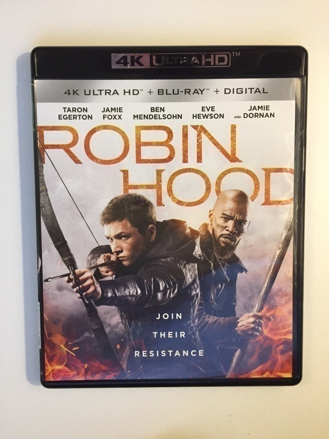 Robin Hood (4K Ultra HD + Blu-ray) Jamie Foxx, Taron Egerton