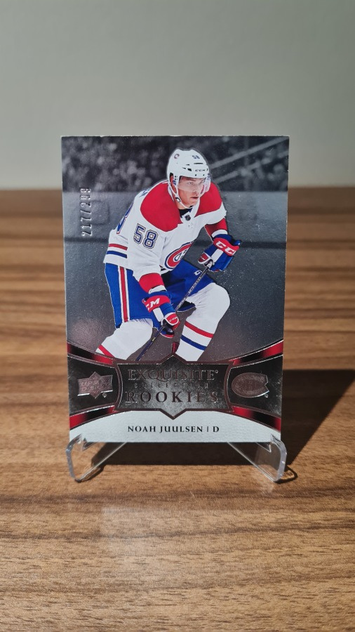 2018-19 UD Exquisite Collection Platinum #R4 Noah Juulsen