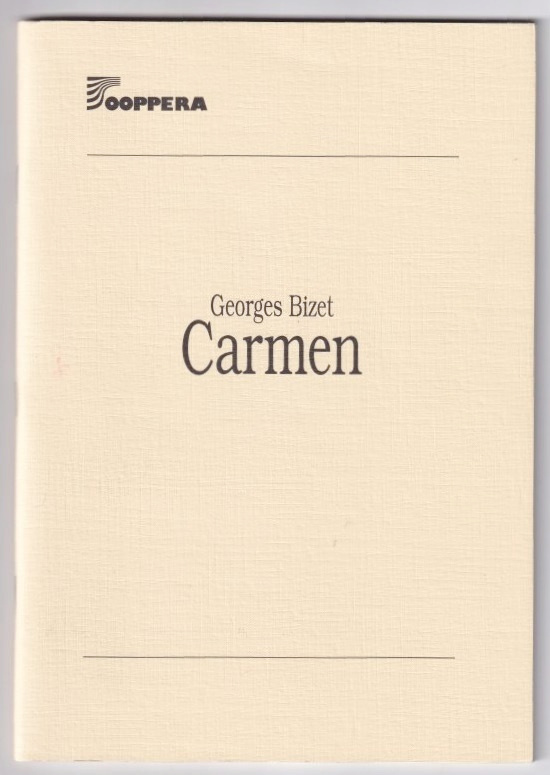 Georges Bizet: Carmen - nelinäytöksinen ooppera
