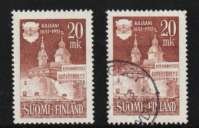1951 Kajaani 300v merkki leimattuna ja leimaamattomana
