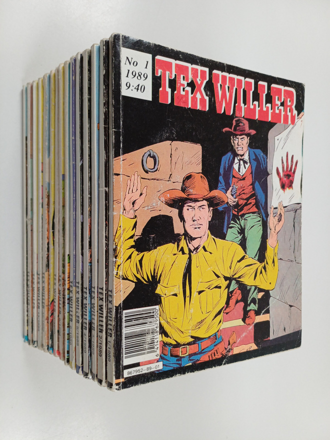 Tex Willer vuosikerta 1989 (puuttuu nro 11)