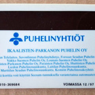 Ikaalisten Kylpylä Ikaalinen Spa puhelinkortti - pikkukuva 2