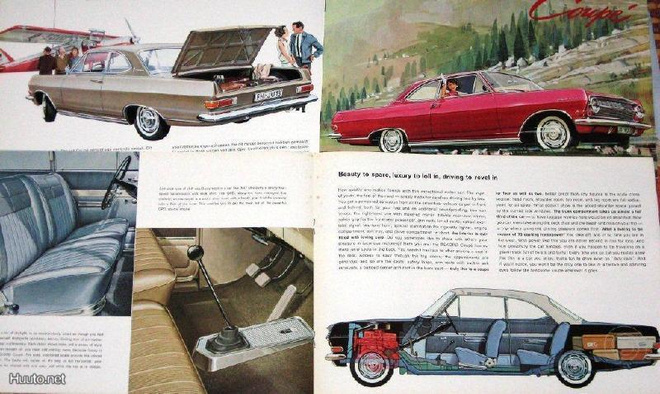 1964 Opel Rekord Coupe esite - KUIN UUSI - 8 sivua