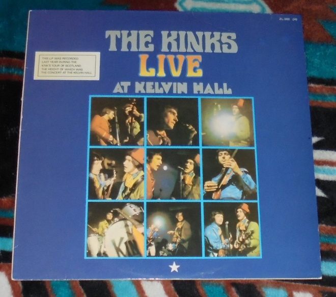 THE KINKS ~ Live At The Kelvin Hall ~ LP  1967