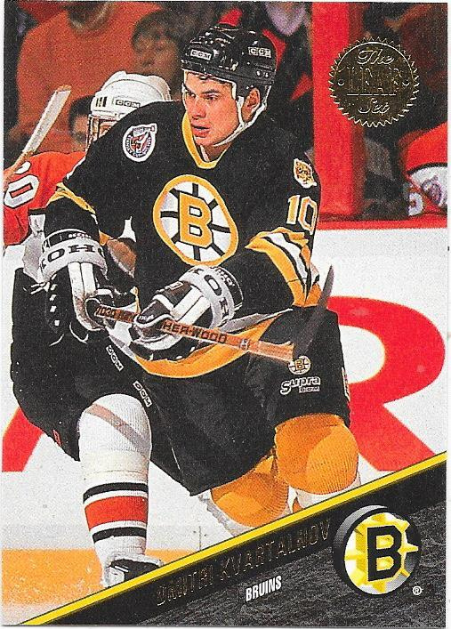93-94 LEAF #143 Dmitri Kvartalnov , Boston Bruins & Jokerit