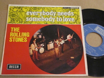 Rolling Stones everybody needs 7 45 ranska 6-71 antar-sinkku