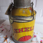 SHELL.....vanha öljy tms. kannu - pikkukuva 1