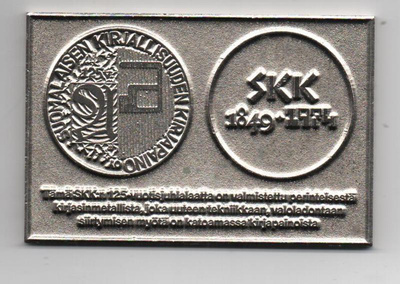 SUOMALAISEN KIRJALLISUUDEN SEURAN KIRJAPAINO 1849-1974
