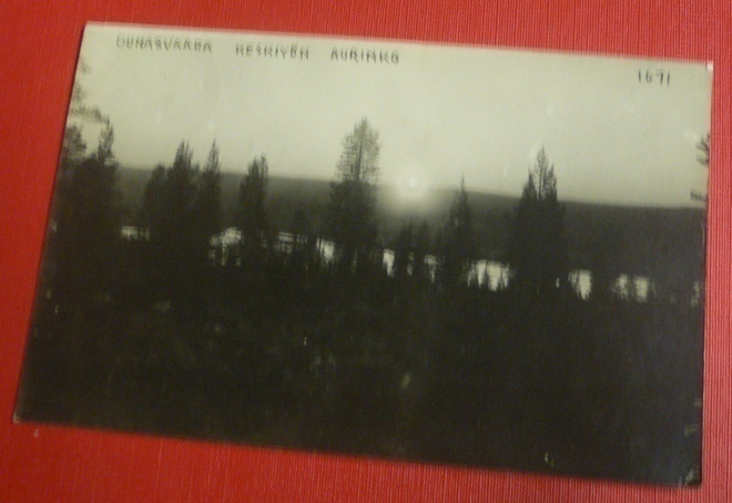Ounasvaara - Keskiyön aurinko 1937   (K8)