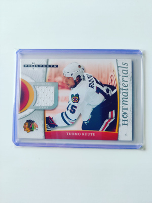 Tuomo Ruutu 07-08 Fleer Hot Prospects Hot Materials
