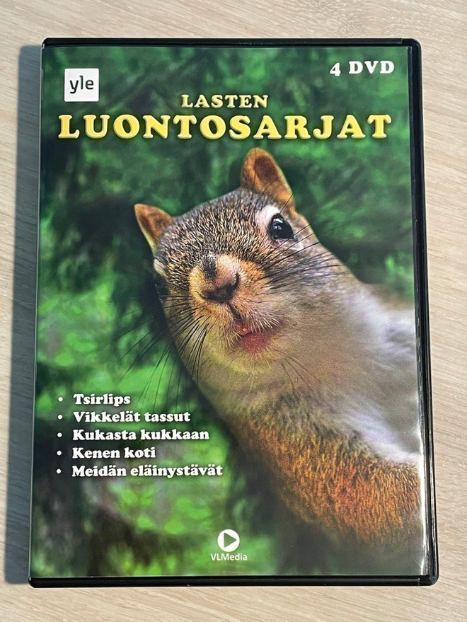 Lasten luontosarjat (4DVD) uusi ja muoveissa