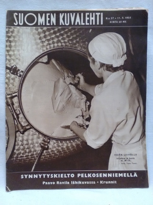 Suomen Kuvalehti N:o 37 1954 syyskuu
