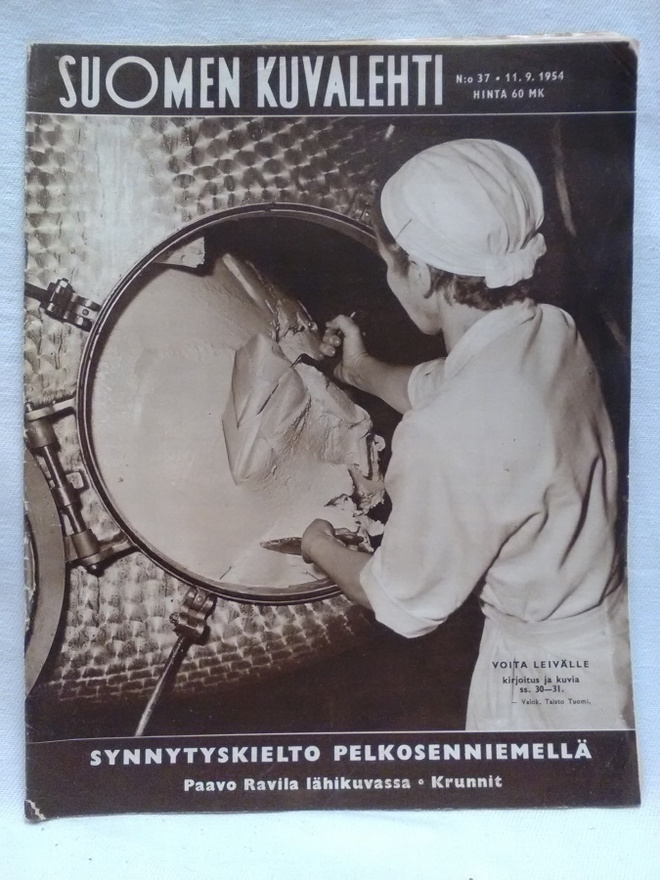 Suomen Kuvalehti N:o 37 1954 syyskuu