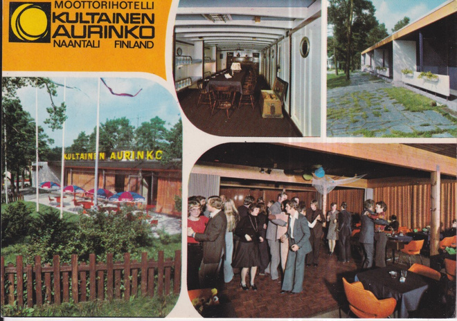 Naantali. Moottorihotelli Kultainen Aurinko.    ,e115