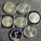 7kpl Usa 1d hopeadollaria - pikkukuva 1