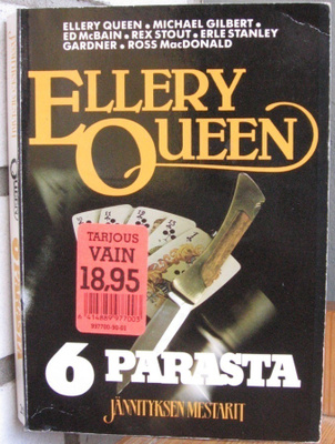 Ellery Queen: 6 parasta, Viihdeviikarit 1989. 2p. 220 s.