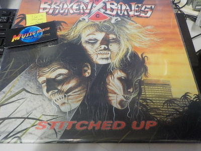 BROKEN BONES - STITCHED UP 1ST FRA - 91 PRESS LP M-/M-