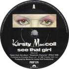 7” SINGLE Kirsty MacColl - See That Girl - pikkukuva 1