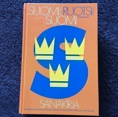 Suomi ruotsi suomi sanakirja