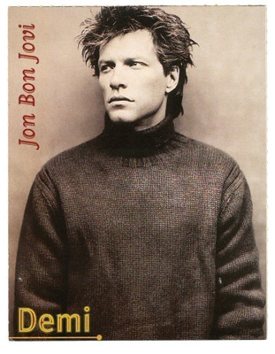 Jon Bon Jovi Demin postikortti