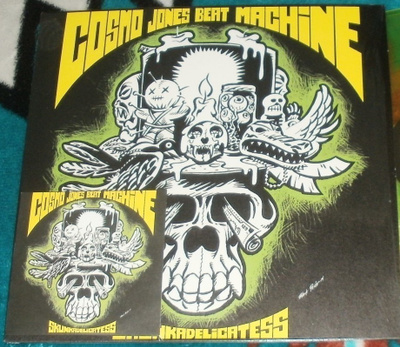 COSMO JONES BEAT MACHINE Skunkadelicatess ~ LP +CD keltainen