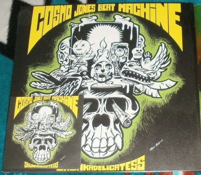 COSMO JONES BEAT MACHINE ~ Skunkadelicatess ~ LP keltainen